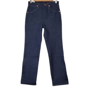 NWT Wrangler 936Den Blue Denim Western Cowboy Cut Slim Fit Jeans Size 29×31